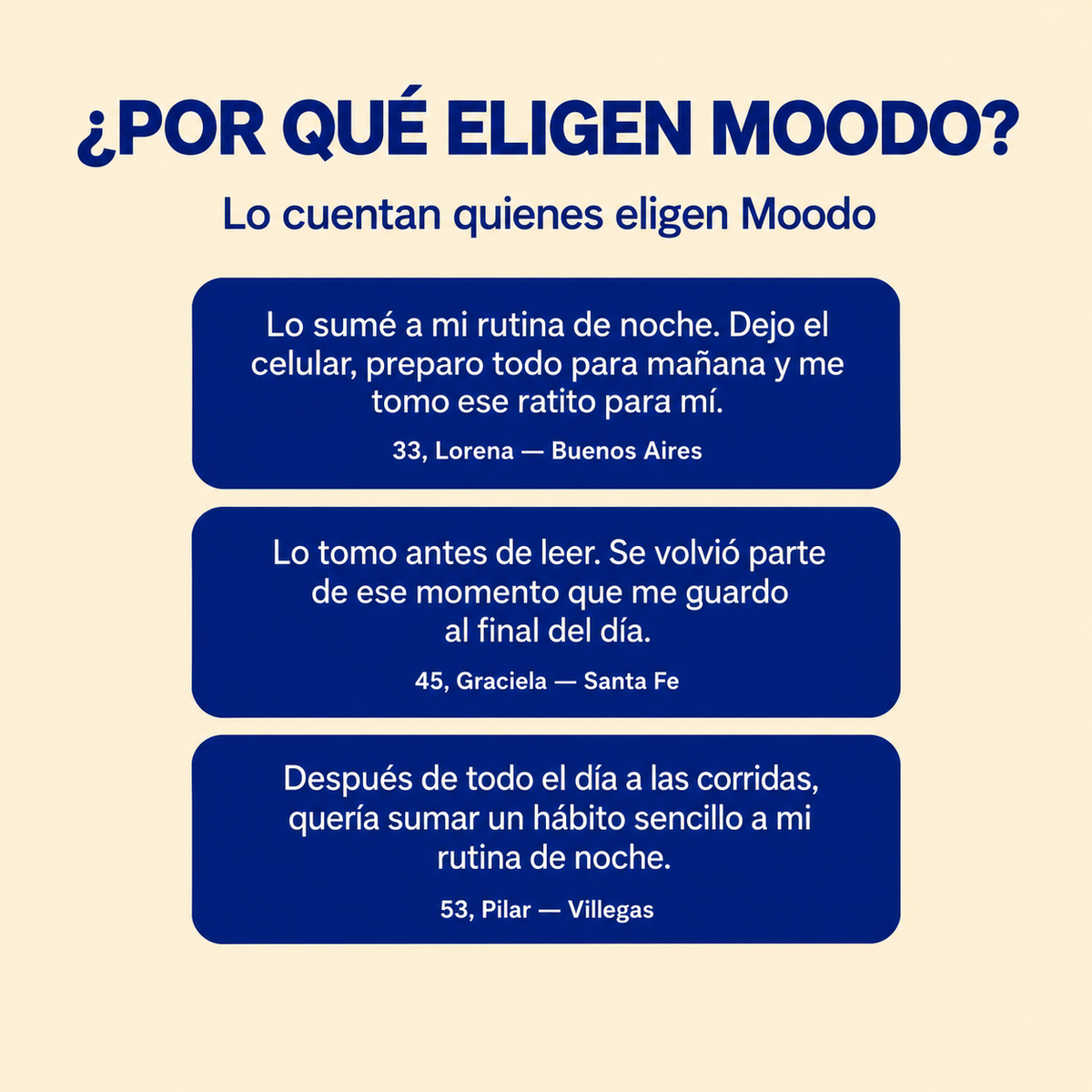 Bolsa de Moodo Descanso