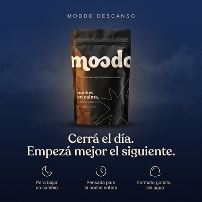 Moodo Descanso · Gomitas sin azúcar